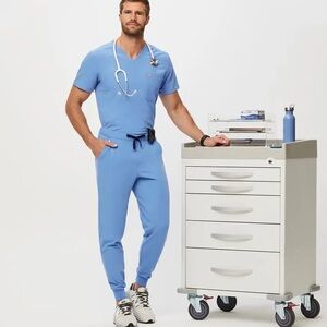 FIGS Tansen Jogger Scrub Set Pants-Top Unisex Men’s Size Medium